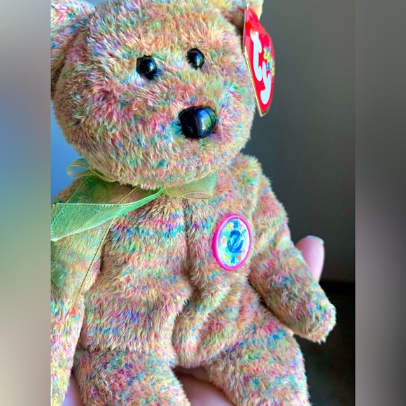 2000 4403 Speckles Internet “e” Teddy Bear Ty Store Exclusive Beanie Baby MWMT - Picture 5 of 9